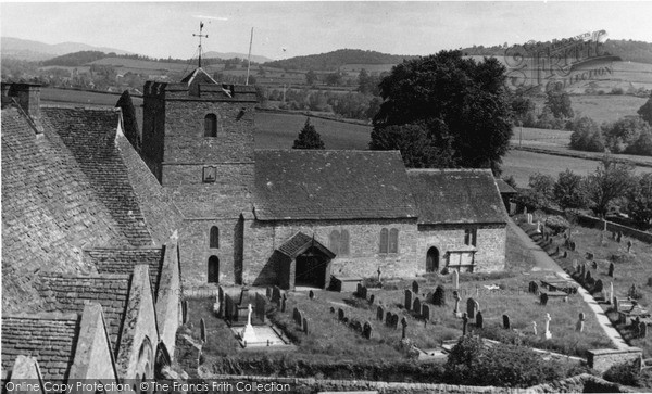 Photo of Stokesay, St John The Baptist Church c.1955