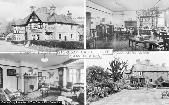 Photo of Stokesay, Stokesay Castle Hotel Composite c.1955