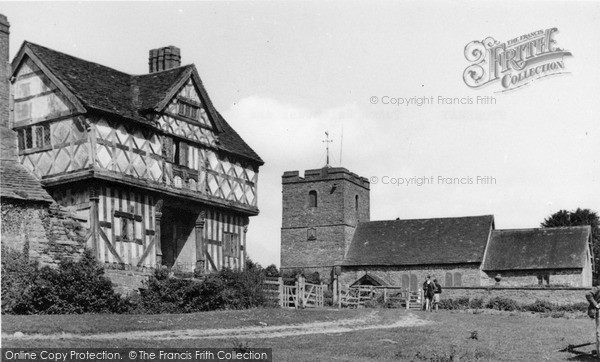 Photo of Stokesay, Tudor Gatehouse And Church c.1955