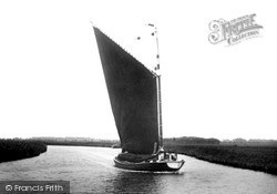 A Wherry On The River Bure c.1940, Stokesby