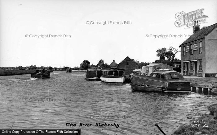 Photo of Stokesby, The River c.1960