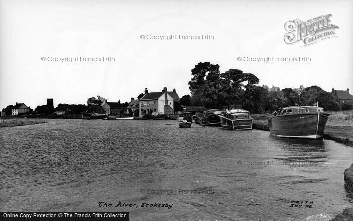 Photo of Stokesby, The River c.1960