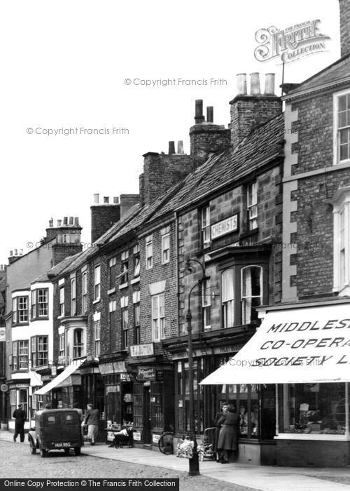 Photo of Stokesley, High Street Shops c.1955