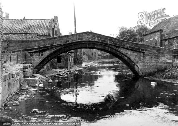 Photo of Stokesley, The Old Pack Horse Bridge c.1955