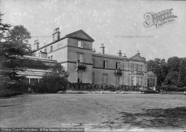 Photo of Stone, Darlaston Hall 1900