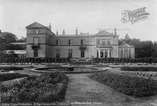 Photo of Stone, Darlaston Hall 1900