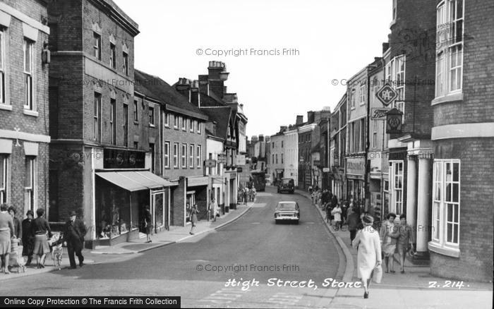 Photo of Stone, High Street c.1955
