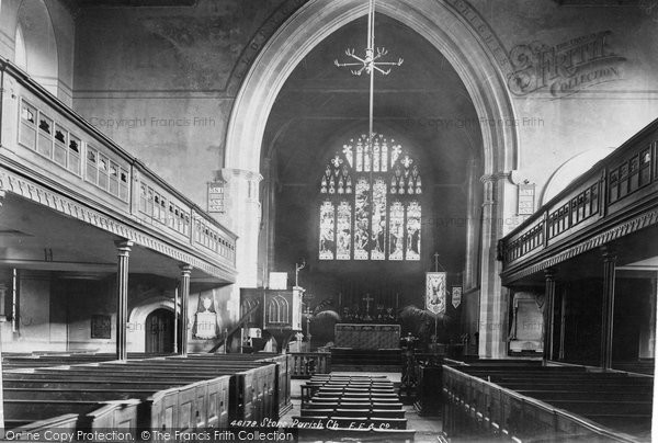 Photo of Stone, Parish Church Interior 1900