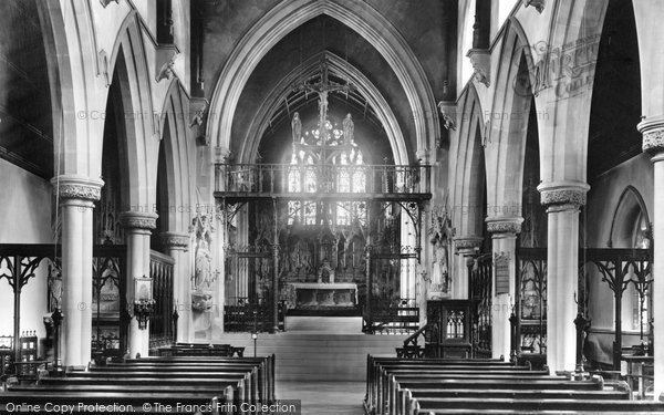 Photo of Stone, Roman Catholic Church Interior 1900