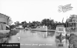 The Canal Boat Yard c.1960, Stone