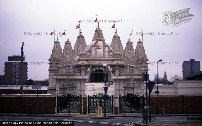 Photo of Stonebridge, Swaminarayan Hindu Temple From Brentfield Road c.1990
