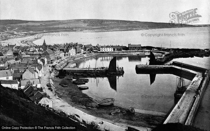 Photo of Stonehaven, The Harbour c.1895