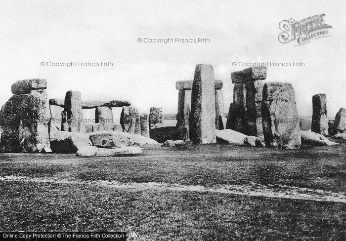 Photo of Stonehenge, 1887