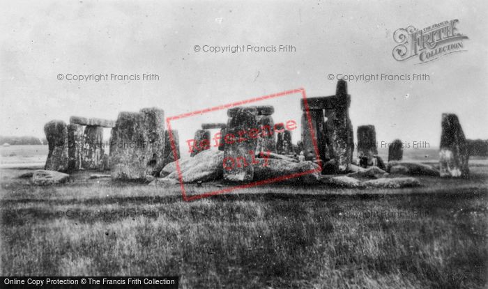 Photo of Stonehenge, General View c.1930