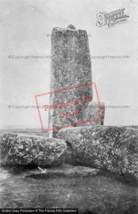 Photo of Stonehenge, The Altar Stone c.1930