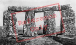 The Friar's Heel And Slaughter Stone c.1930, Stonehenge