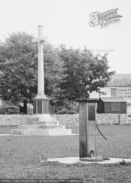Photo of Stonehouse, Village Pump And Memorial c.1955