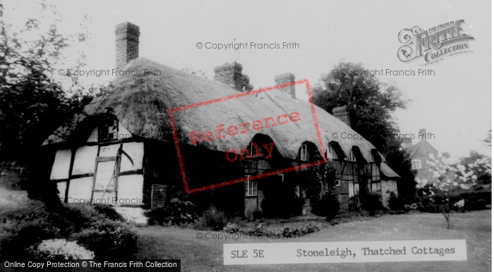 Photo of Stoneleigh, Thatched Cottages c.1960
