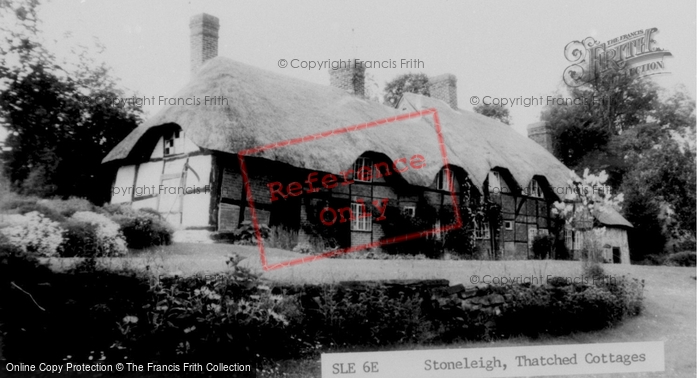 Photo of Stoneleigh, Thatched Cottages c.1960