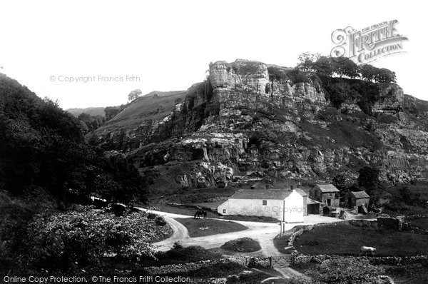 Photo of Stoney Middleton, Shining Cliff 1896