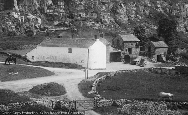Photo of Stoney Middleton, Shining Cliff 1896