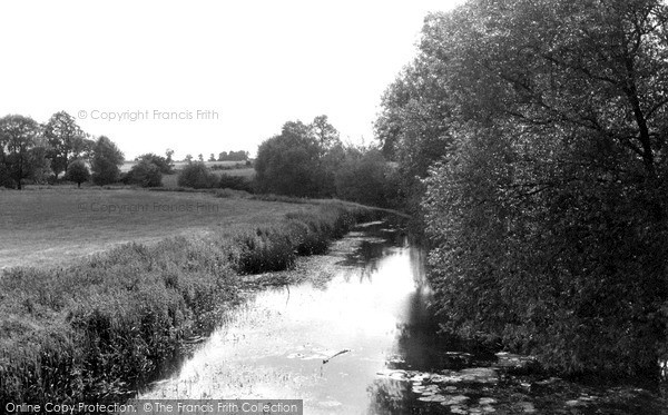 Photo of Stony Stratford, River Great Ouse c.1955