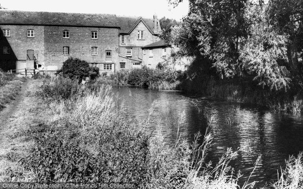 Photo of Stony Stratford, The River And Mill c.1960