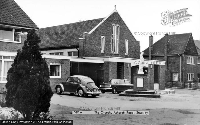 Photo of Stopsley, Ashcroft Road, Sacred Heart Rc Church c.1965
