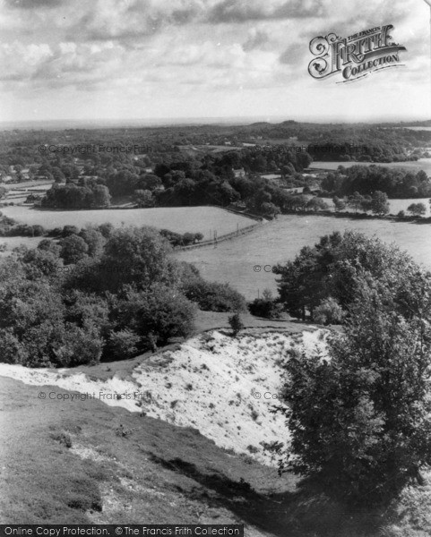 Photo of Storrington, The Downs, Greyfriars c.1955