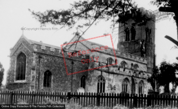 Photo of Stotfold, St Mary's Church c.1955