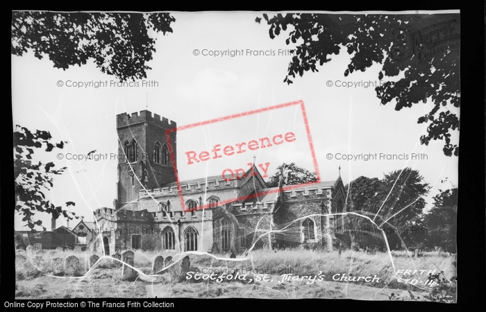 Photo of Stotfold, St Mary's Church c.1955