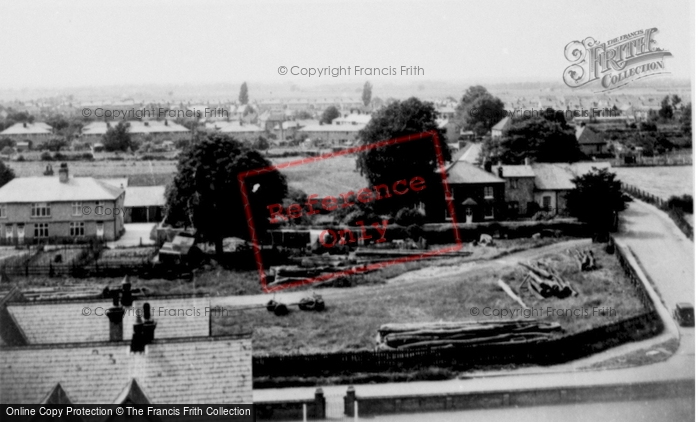 Photo of Stotfold, View From Church Tower c.1955