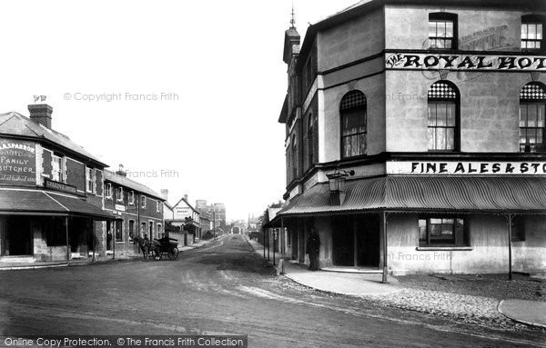 Photo of Stoughton, Barracks Road 1908