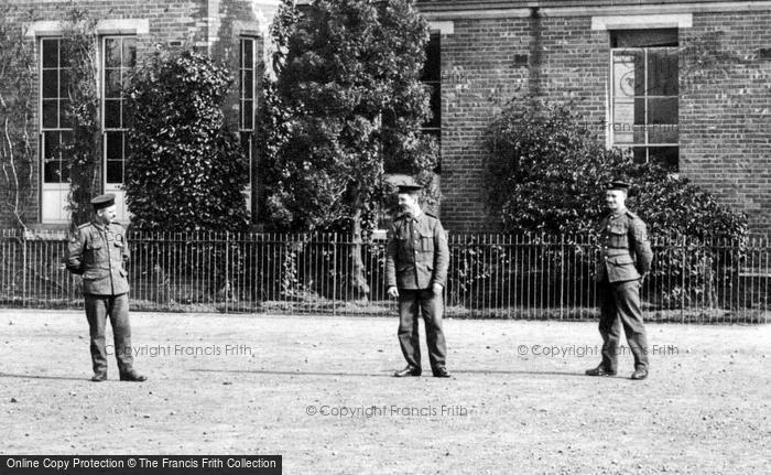 Photo of Stoughton, Soldiers At The Barracks Hospital 1903
