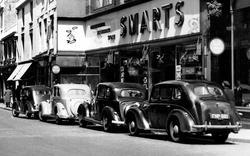 Cars On High Street c.1955, Stourbridge