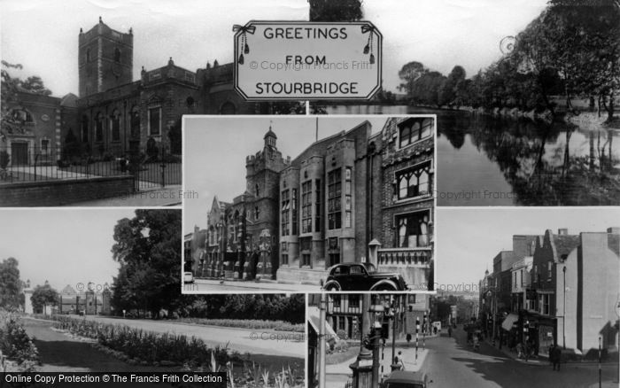Photo of Stourbridge, Composite c.1955