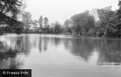 Mary Stevens Park, The Lake c.1960, Stourbridge