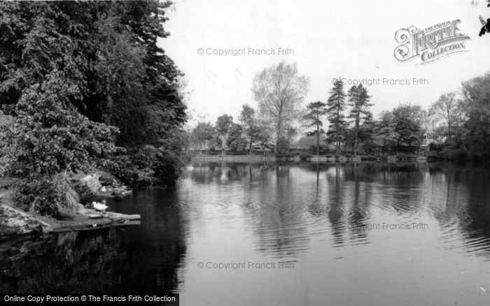 Photo of Stourbridge, Mary Stevens Park, The Lake c.1960
