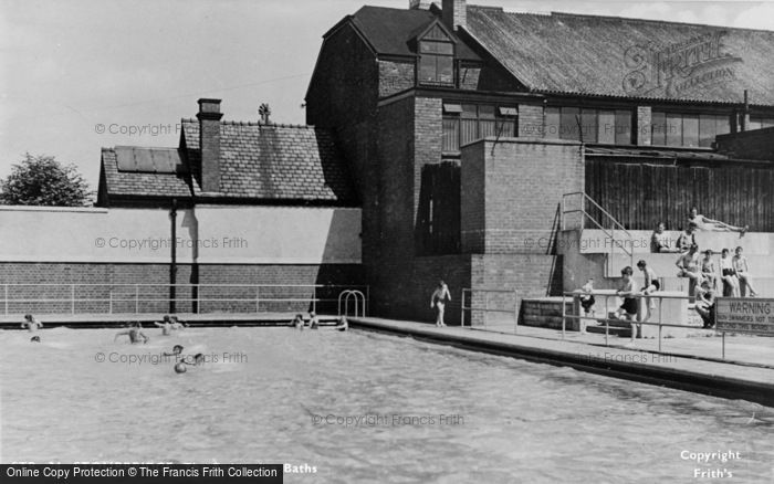 Photo of Stourbridge, The Swimming Baths c.1955