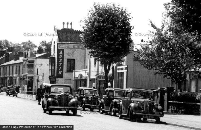 Photo of Stourbridge, Traffic In Hagley Road c.1955