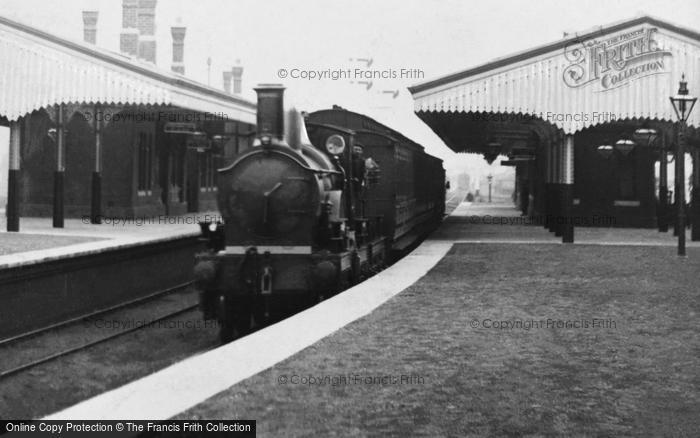 Photo of Stourbridge, Train In Stourbridge Junction Station c.1900
