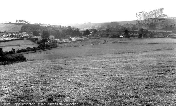 Photo of Stourpaine, From Hod Hill c.1960