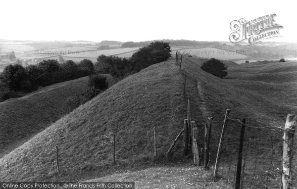 Photo of Stourpaine, Roman Camp, Hod Hill c.1939