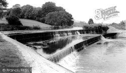 The Weir Over The River Stour c.1960, Stourpaine
