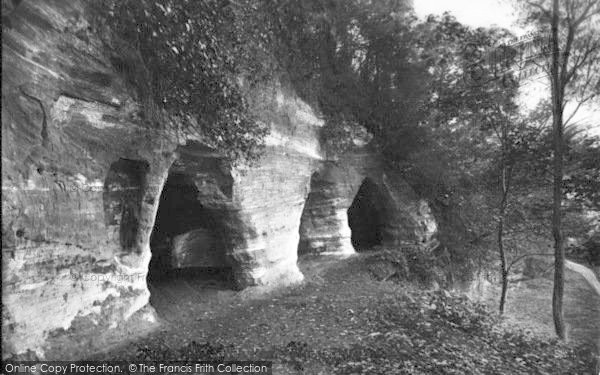 Photo of Stourport On Severn, Redstone Caves, The Large Caves c.1938