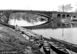 River Severn And Bridge c.1955, Stourport-on-Severn