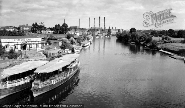 Photo of Stourport On Severn, The River Severn Downstream From The Bridge c.1965