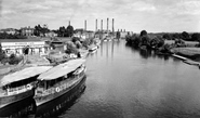 The River Severn Downstream From The Bridge c.1965, Stourport-on-Severn