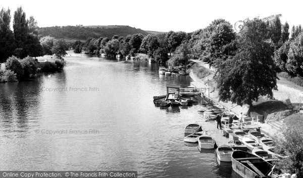 Photo of Stourport On Severn, The River Severn Upstream From The Bridge c.1960