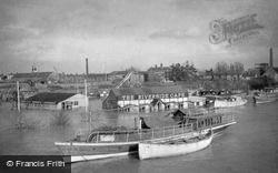The Riverside Cafe, Flooded c.1950, Stourport-on-Severn